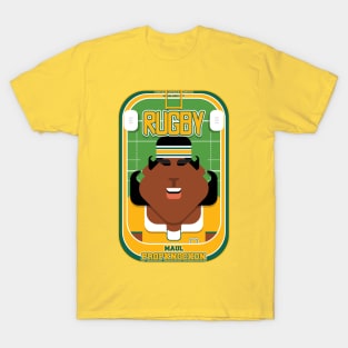 Rugby Gold and Green - Maul Propknockon - Aretha version T-Shirt